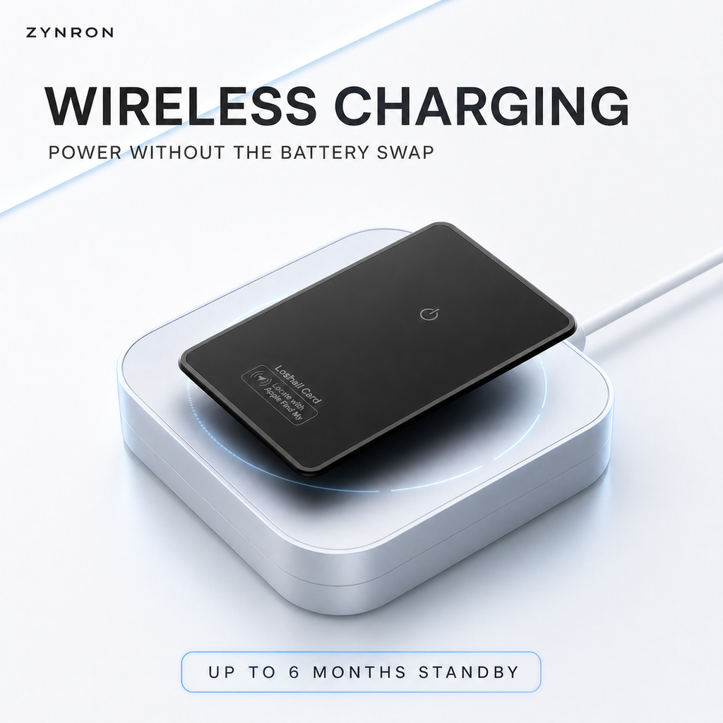 ZYNRON Slim Wallet Tracker Card
