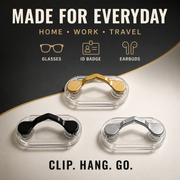 Magnetic eyeglass holder color options